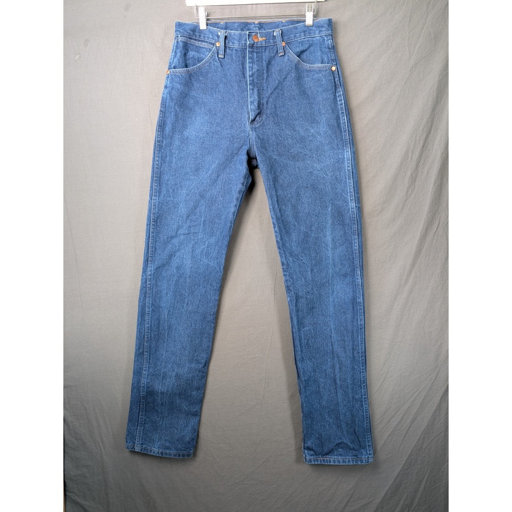 Wrangler Cowboy‎ Cut 13MWZ Blue Denim Jeans 33x36 Mens Straight Leg